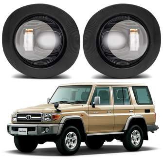 Светодиодные противотуманные фары Toyota Land Cruiser VIII (J70) 3-й рейстайл [2007-2023] Tandem SE Straight