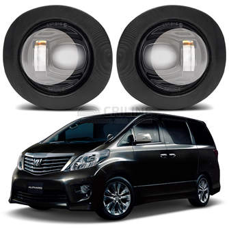 Светодиодные противотуманные фары Toyota Alphard II (H20) дорестайл [2008-2011] Tandem SE Straight