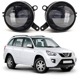 Светодиодные противотуманные фары Chery Tiggo [2011-2016] Tandem SE Straight