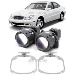 Линзы для фар Mercedes-Benz E-Class III (S211, W211) [2002-2006] AFS для замены на светодиодные Би-ЛЕД модули