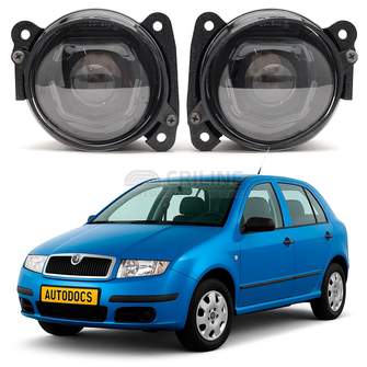 Светодиодные противотуманные фары Skoda Fabia I (MK1) рестайл [2004-2008] Einer