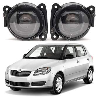 Светодиодные противотуманные фары Skoda Fabia II (MK2) дорестайл [2007-2010] Einer