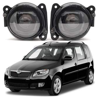 Светодиодные противотуманные фары Skoda Roomster I (5J) дорестайл [2006-2010] Einer