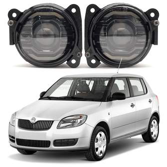 Светодиодные противотуманные фары Skoda Fabia II (MK2) дорестайл [2007-2010] Tempus Spot Edition