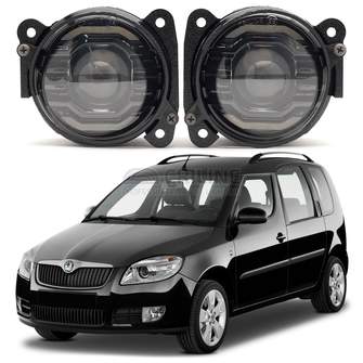 Светодиодные противотуманные фары Skoda Roomster I (5J) дорестайл [2006-2010] Tempus Spot Edition