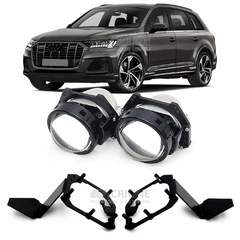 Линзы для фар Audi Q7 II (4M) рестайлинг [2019-2024] секция дальнего света для замены на светодиодные Би-ЛЕД модули