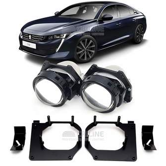 Линзы для фар Peugeot 508 II [2019-2022] секция ближнего света для замены на светодиодные Би-ЛЕД модули