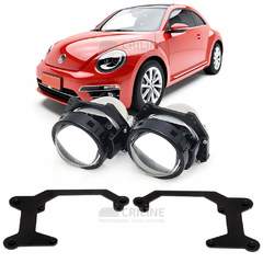 Линзы для фар Volkswagen Beetle II (A5) рестайлинг [2016-2019] без AFS для замены на светодиодные Би-ЛЕД модули