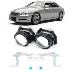 Линзы для фар Toyota Mark X I (X120) рестайлинг [2006-2009] для замены на светодиодные Би-ЛЕД модули