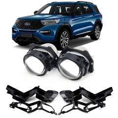 Линзы для фар Ford Explorer VI (U625) [2019-2023] для замены на светодиодные Би-ЛЕД модули