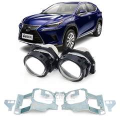 Линзы для фар Lexus NX200 I (Z10) рестайлинг [2017-2021] для замены на светодиодные Би-ЛЕД модули