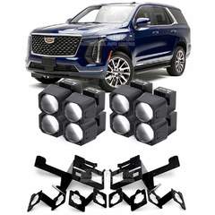 Линзы для фар Cadillac Escalade V (GMT 1XX) рестайлинг [2024-н.в.] для замены на светодиодные Би-ЛЕД модули
