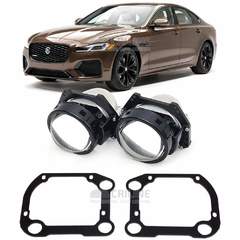 Линзы для фар Jaguar XF II (X260) [2015-2021] для замены на светодиодные Би-ЛЕД модули
