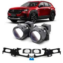 Линзы для фар Mazda CX-50 I [2022-н.в.] LED для замены на светодиодные Би-ЛЕД модули