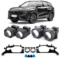 Линзы для фар Changan CS75 Plus II рестайлинг [2023-н.в.] LED для замены на светодиодные Би-ЛЕД модули