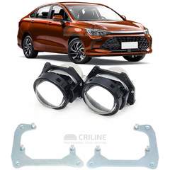 Линзы для фар BAIC U5 Plus I [2021-н.в.] LED для замены на светодиодные Би-ЛЕД модули