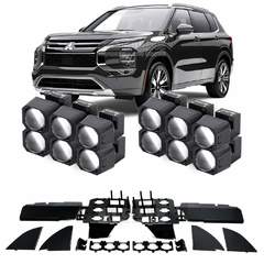 Линзы для фар Mitsubishi Outlander IV (GN0W) рестайлинг [2024-н.в.] LED рефлектор для замены на светодиодные Би-ЛЕД модули