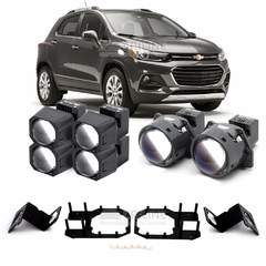 Линзы для фар Chevrolet Trax I (U200) рестайлинг [2016-2023] для замены на светодиодные Би-ЛЕД модули