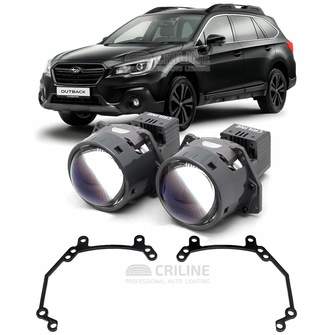 Линзы для фар Subaru Outback V (BS/B15) рестайлинг [2017-2021] для замены на светодиодные Би-ЛЕД модули
