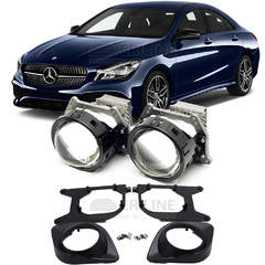 Линзы для фар Mercedes-Benz CLA-Class I (C117/X117) рестайл [2016-2019] для замены на светодиодные Би-ЛЕД модули