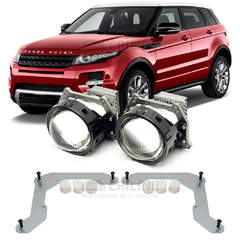 Линзы для фар Land Rover Range Rover Evoque I (L538) дорестайл [2011-2015] для замены на светодиодные Би-ЛЕД модули