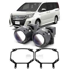 Линзы для фар Toyota Noah III (R80) [2014-2017] LED для замены на светодиодные Би-ЛЕД модули