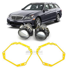 Ремкомплект для фар Mercedes-Benz E класс (W212) 2009-2012 г.в. для замены штатных линз на модули Hella 3R