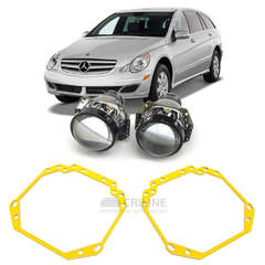 Ремкомплект для фар Mercedes-Benz R класса (W251) 2005-2011 г.в. для замены штатных линз на модули Hella 3R