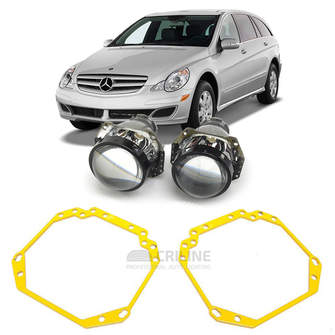 Ремкомплект для фар Mercedes-Benz R класса (W251) 2005-2011 г.в. для замены штатных линз на модули Hella 3R