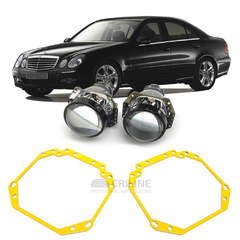 Ремкомплект для фар Mercedes-Benz E класс (W211) 2002-2009 г.в. для замены штатных линз на модули Hella 3R