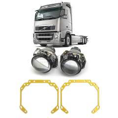 Ремкомплект для фар Volvo FH [2008-2013] для замены штатных линз на модули Hella 5 20V