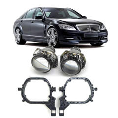 Ремкомплект для фар Mercedes-Benz S-Class (W221) 2009-2013 г.в. для замены штатных линз на модули Hella 3R