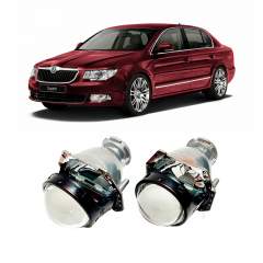 Ремкомплект для фар Skoda Superb 3 [2008-2015] для замены штатных линз на модули Hella 3R