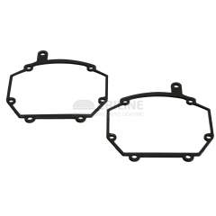 Переходные рамки Toyota Avensis II (T250) рестайл [2006-2010] под линзы Hella 3r/5r, Би-Лед