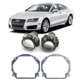 Ремкомплект для фар Audi A7 [2010 -2014] для замены штатных линз на модули Hella 3R