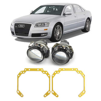 Ремкомплект для фар Audi A8 (D3) II [2002-2010] не afs для замены штатных линз на модули Hella 3R