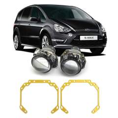 Ремкомплект для фар Ford S-MAX [2006-2015] для замены штатных линз на модули Hella 3R