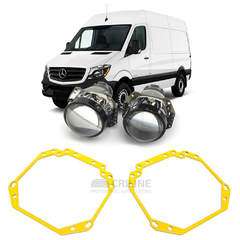 Ремкомплект для фар Mercedes-Benz Sprinter 2006-2013 г.в. штатный галоген для замены штатных линз на модули Hella 3R