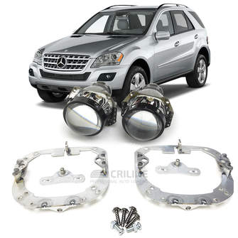 Ремкомплект для фар Mercedes-Benz ML (W164) 2005-2011 г.в. AFS для замены штатных линз на модули Hella 3R