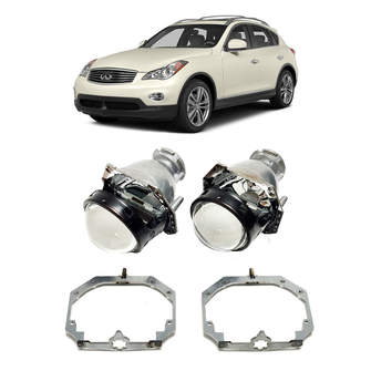 Ремкомплект для фар Infiniti QX50 [2007-2017] AFS для замены штатных линз на модули Hella 3R