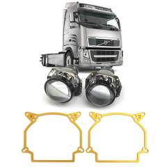 Ремкомплект для фар Volvo FH [2002-2008] для замены штатных линз на модули Hella 5 24V