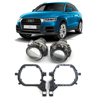 Ремкомплект для фар Audi Q3 [2013-2015] AFS для замены штатных линз на модули Hella 3R