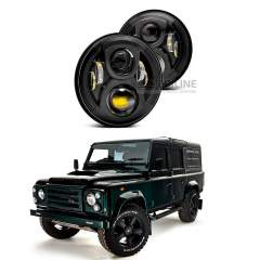 Светодиодные фары Criline Black Edition для Land Rover Defender