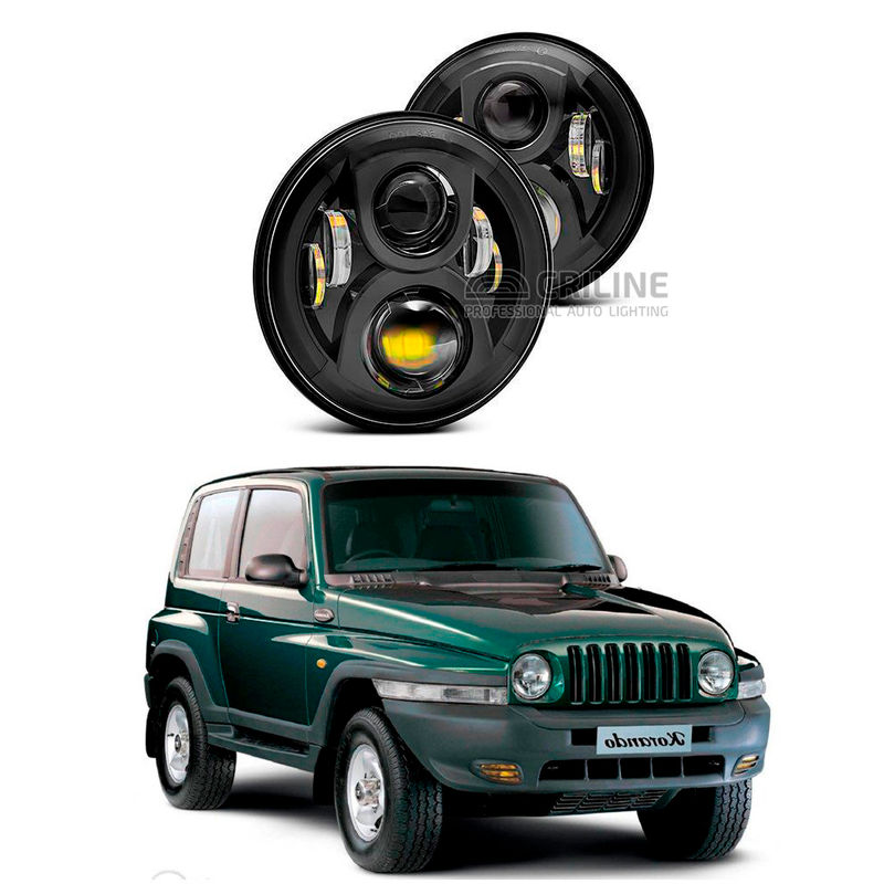Светодиодные фары Criline Black Edition для SsangYong Korando
