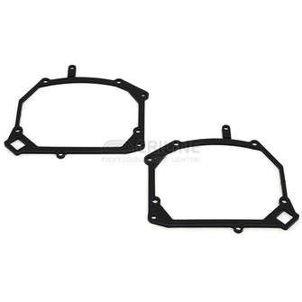 Переходные рамки Hyundai Santa Fe [2006-2012] дорестайл и рестайлинг  под линзы Hella 3r/5r, Би-Лед