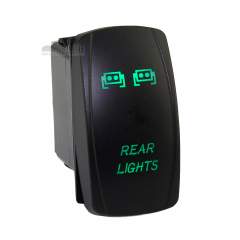 Кнопка включения светодиодной оптики Rear Lights (Зеленый)