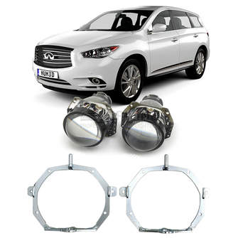 Ремкомплект для фар Infiniti QX60 [2013-2016] AFS для замены штатных линз на модули Hella 3R