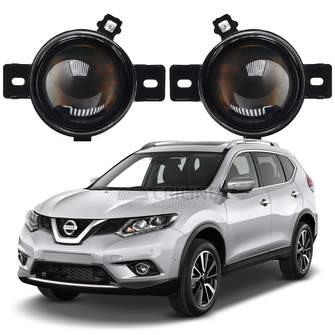 Светодиодные противотуманные фары Nissan X-Trail III (T32) дорестайл [2013-2019] Premium F4