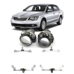 Ремкомплект для фар Skoda Superb [2013-2015] AFS рестайлинг для замены штатных линз на модули Hella 3R