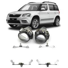 Ремкомплект для фар Skoda Yeti [2013-2018] AFS рестайлинг для замены штатных линз на модули Hella 3R